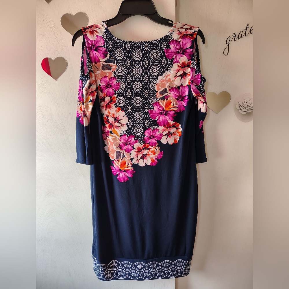 Floral Navy Dress